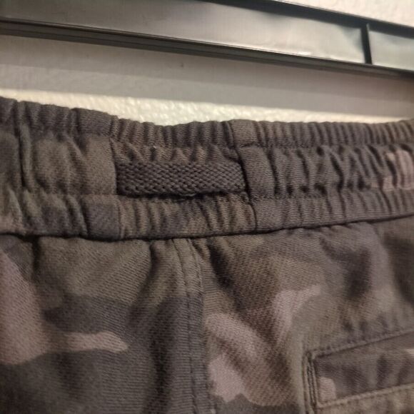 ATHLETA WOMEN'S 0 BLACK OLIVE GREEN ELASTIC WAIST CAMO FARALLON JOGGER PANTS - Picture 7 of 9